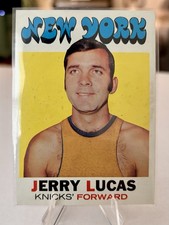 1971-72 Topps - Jerry Lucas #81; EX/NM+ New York Knicks HOF