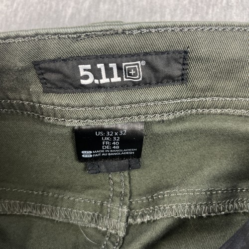 5.11 Tactical Defender Flex Pant 2.0 Mens 32x32 Straight Fit Dark Olive Green - Picture 9 of 17