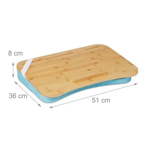 Laptopkissen Laptopunterlage Schoßtablett Kniekissen 2,2 kg 51 x 36 cm 8 cm - Afbeelding 4 van 10