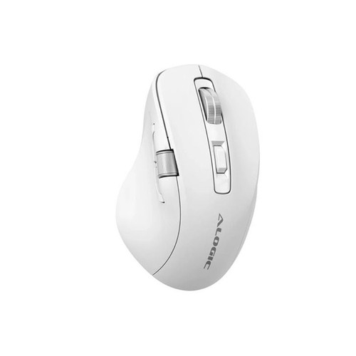 A-Logic Wireless Gaming Mouse Model Apex Ergonomic 7 Programmable Buttons, White - Picture 2 of 4