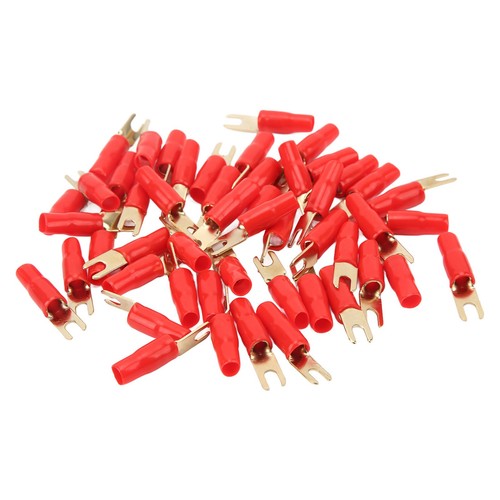 50 sztuk 8-gauge Widelec Łopaty Typ U Złącze drutowe Elektryczne zaciski zaciskane - Zdjęcie 9 z 22