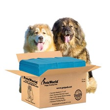 Enormous Dog Training  Potty Pads, 37x54 inch - Tear Resistant with Strong L...