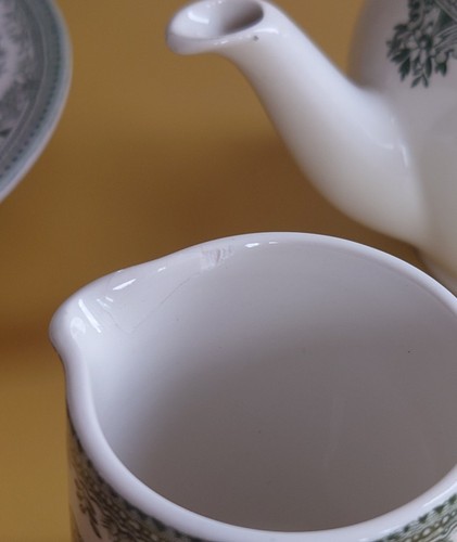 Burleigh Asiatic Pheasant Tea Set Green - Picture 6 of 6