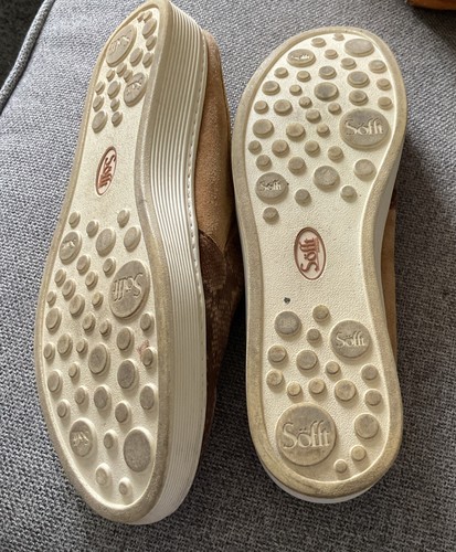 Damenschuhe Größe 11 Medium Leder Slipper hellbraun von Sofft - Bild 3 von 3