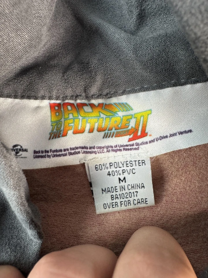 Chaqueta Regreso al Futuro II Para Hombre Mediana Marty McFly Disfraz Juegos con disfraces Película Años 80 Foto 4 de 4