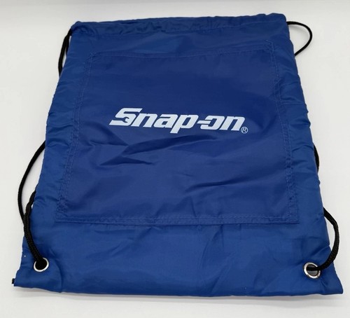 Snap-on Tools Insulated Blue Drawstring Bag 12 x 15” - Picture 1 of 3