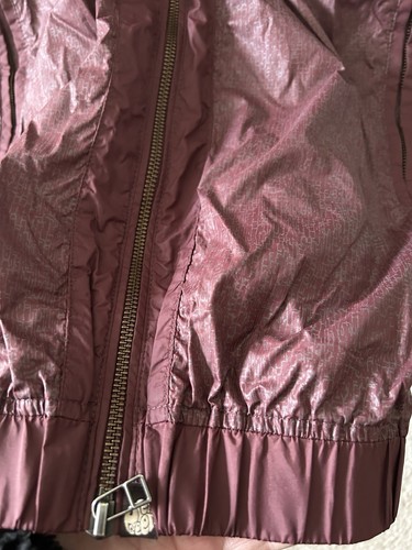 Pretty Green Burgundy Reflective Bomber Jacket Size XL Ex Condition RRP £130 - Picture 5 of 9