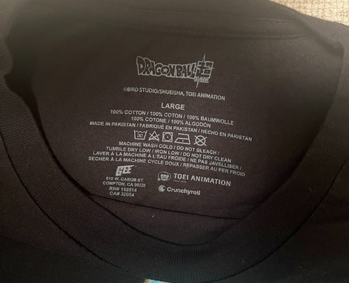 Dragon Ball Super Chibi Goku Vegeta Super Saiyan T-shirt - DBZ - Adult  L - New - Bild 3 von 3