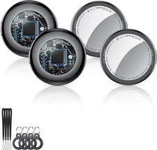 2025 Apple MFi Certified Air Tracker Tags - 4 Pack Bluetooth Item Locators