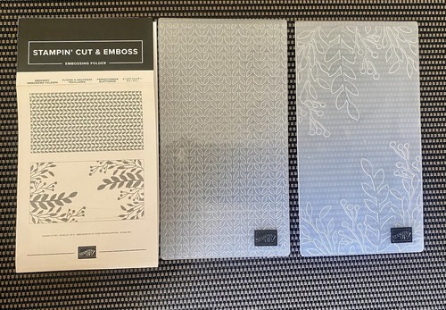 Stampin’ Up! GREENERY EMBOSSINGFOLDER SET NEU