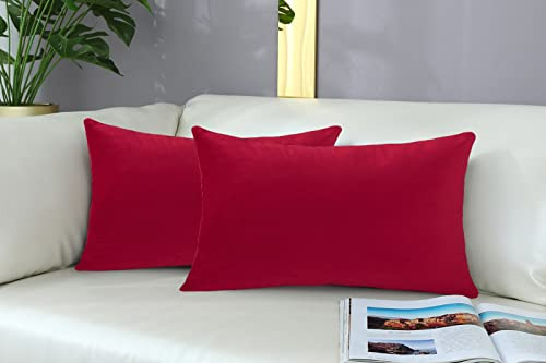 Comfy Throw Pillow Covers Santa Decorative 20" x 12" (Pack of 2) Bright Red - Bild 2 von 6