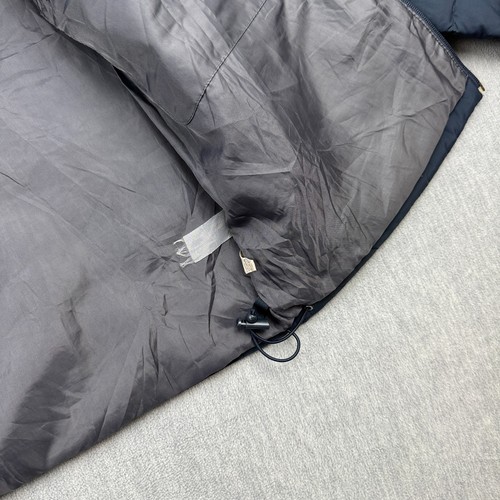 J. Crew Authentic Jacket Mens Large Blue Quilted Puffer Full Zip Winter Coat - Picture 5 of 11