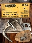 Vintage Stanley Screen and Storm Door Latch Kit 1280 K Steel Zinc Plated New IOB