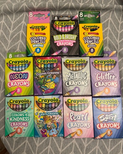 SPECIAL EFFECTS CRAYOLA BUNTSTIFT KONVOLUT !!  NAGELNEU!! Mit Bonus Malbuch! - Bild 1 von 5