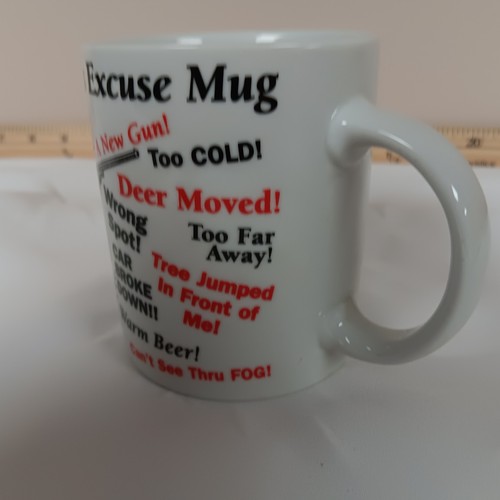Vintage Hunters Excuse Kaffeebecher Hirsch/Ente/Kleinwild lustig Gag Geschenk - Bild 2 von 6