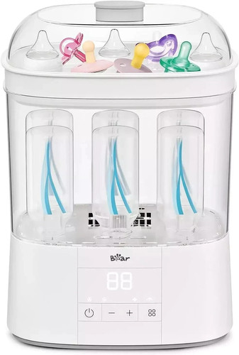 Bear Baby Bottle Sterilizer & Dryer, 4-in-1 Auto Bottle Sterilizer and Dryer NEW - Picture 9 of 11