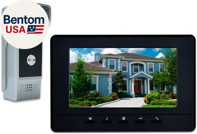 Wired Video Intercom System, 7 Inches Video Doorbell Door Phone System, HD Camer