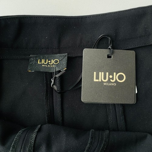Liu Jo Femme Jupe Courte Plissée Noire Coupe Régulière Taille IT 42 W29 - Imagen 10 de 16