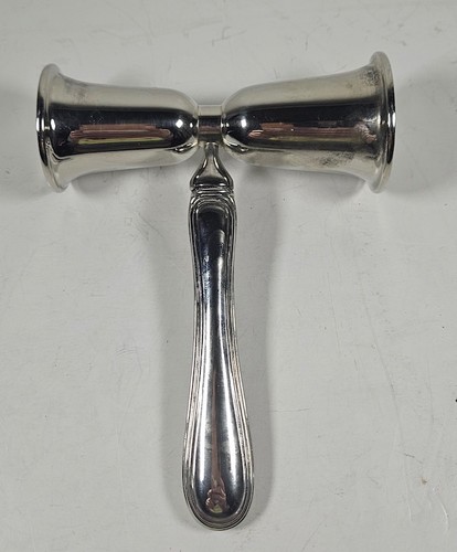 Wallace Silversmiths Silverplate Handled Double Cocktail Jigger - Bild 1 von 4