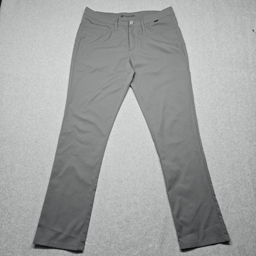 TravisMathew Hose Herren 34 grau Performance Golf Stretch Polyester leicht - Bild 2 von 18