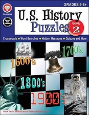 U.S. History Puzzles, Book 2, Grades 5 - 8 (Paperback)