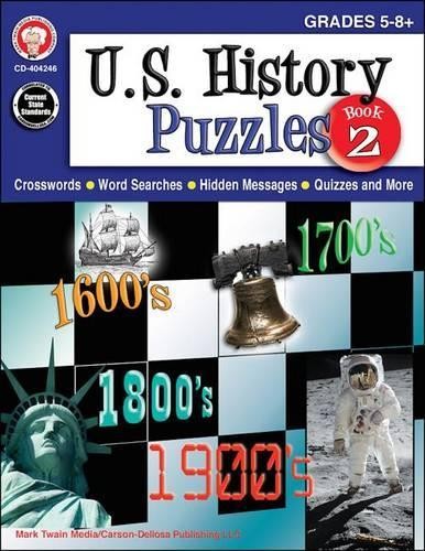 U.S. History Puzzles, Book 2, Grades 5 - 8 (Paperback) - Picture 1 of 1