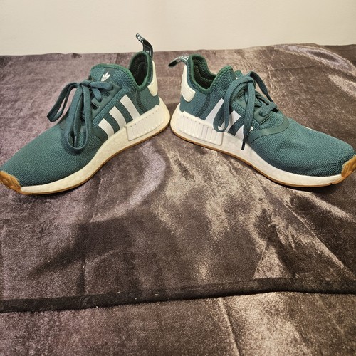 Hombres Adidas NMD_R1 Collegiate Verde Goma FX6788 Talla 8 - Imagen 9 de 11