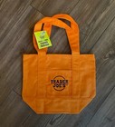 Trader Joe’s Trick Or Treat Mini Tote Bag ORANGE *Limited Edition Halloween* New