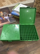 MTM Case-Gard Green Flip Top Handgun Ammo Box Holds 200 Rounds - P2004510
