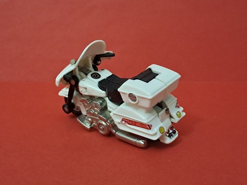 BANDAI MR-37 - GOBOTS HARLEY DAVIDSON/MOTO POLICE ROBOT 1983 - MADE IN JAPAN - Foto 2 di 6