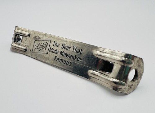 Vintage SCHLITZ Brewing Co. Bottle Opener "The Beer That Made Milwaukee Famous"