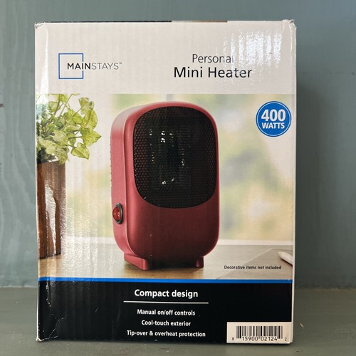Personal Mini Electric Ceramic Space Heater Small Portable 400W for Room Desktop - Picture 2 of 9