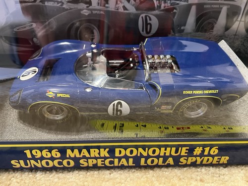 Rare! Diecast 1966 Mark Donohue #16 Sunoco Special Lola Spyder model car. GMP - Picture 2 of 8