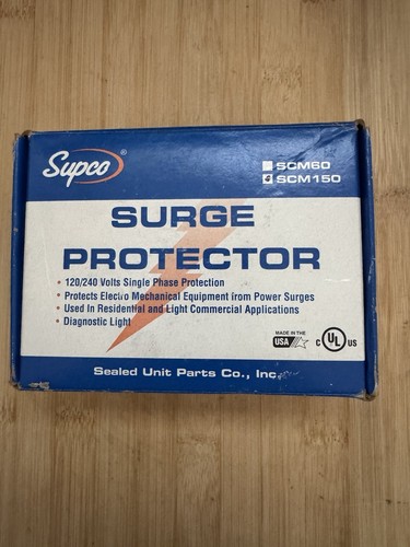 New Supco SCM150 Surge Protector. 120 / 240V, Single Phase 100,000 Amps