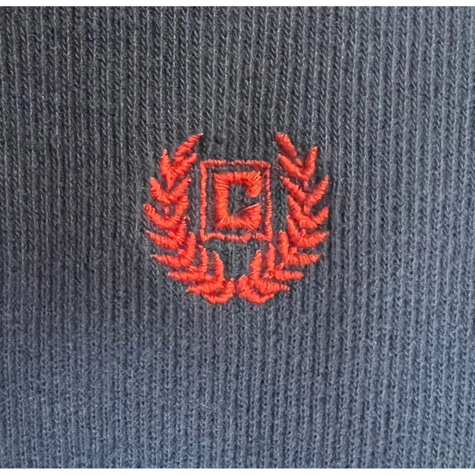 Chaps пуловер толстовка четверть молнии насмешливый шеи повседневный синий размер M (10-12) - Изображение 4 из 4