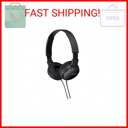 Sony ZX Series Wired On-Ear Headphones, Black MDR-ZX110 - Bild 2 von 2