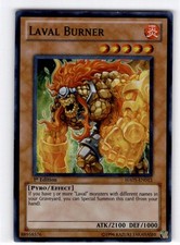 Yu-Gi-Oh 1st edition Laval Burner Super Rare #HA05-EN013