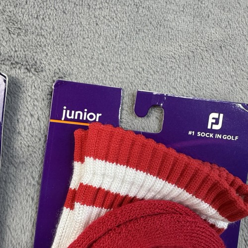 FootJoy FJ 2 Pairs Golf Socks ProDry Junior Advanced Golf Comfort NEW - Picture 4 of 12