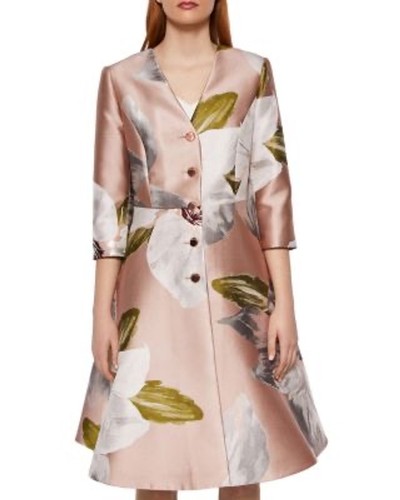 Ted Baker OTTIE Chatsworth Bloom Dress Coat Fit & Flare Garden Party Size 2 US 6 - Bild 19 von 19