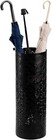 Hacaroa Metal Round Umbrella Stand 16.5"H x 6.7" Diameter, Black 
