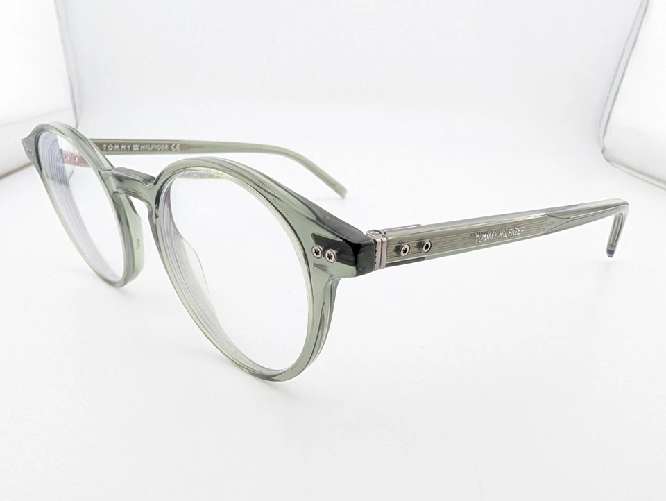 Tommy Hilfiger Eyeglasses, Frames Only, TH 1813 6CR, 49-21-150, Clear Green - Image 4 of 4