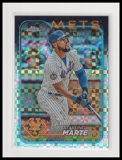 2024 Topps Chrome #257 Starling Marte New York Mets X-Fractors