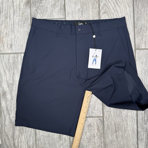 Eastside Golf Tech Shorts Navy Blue Outdoor Logo Pockets NWT Non-Slip Waist 32 - Picture 3 of 10