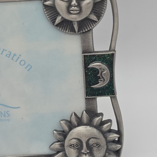 Marco de fotos de metal y esmalte verde sol y luna Las VEGAS - Imagen 5 de 11