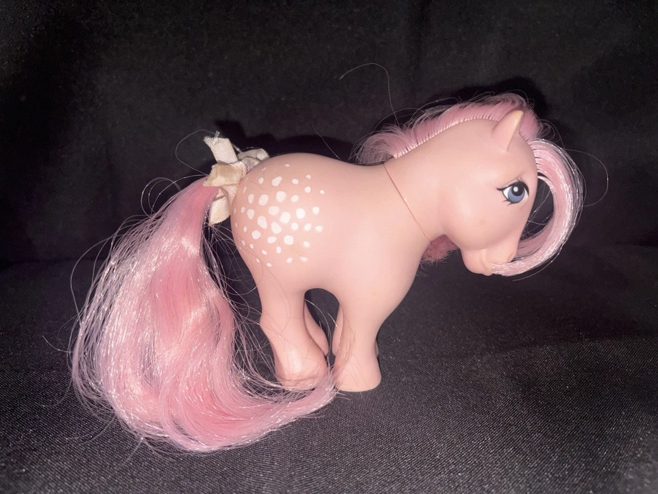 My Little Pony Figure G1 Cotton Candy Blue Belle 1982 Vintage Lot Of 2 - Image 3 of 4