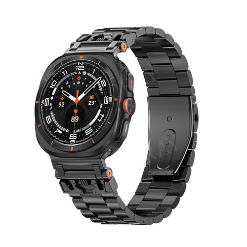 Para Samsung Galaxy Watch Ultra 47mm Acero Inoxidable Metal Correa Reloj Correa Repuesto - Imagen 11 de 17