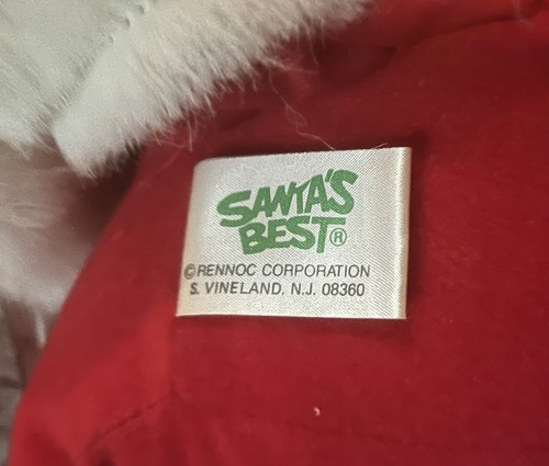 24 Zoll Matrix Marke Weihnachtsmann Plüsch Gummi Gesicht mit Brille Santas Best - Bild 5 von 5