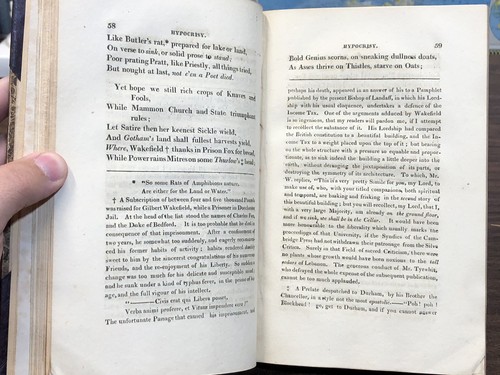 1812 - Hypocrisy. A Satire by Charles Caleb Colton - Antique British Poem Humor - Imagen 7 de 11