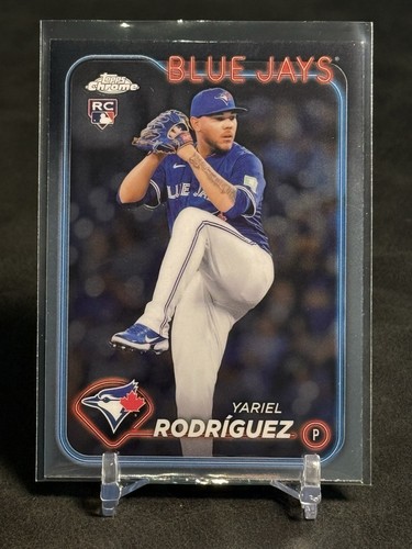 2024 Topps Chrome Update #USC107 Yariel Rodriguez Rookie RC Blue Jays - Bild 1 von 3