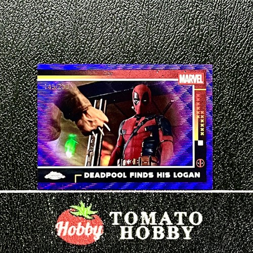 DEADPOOL /250 PURPLE WAVE REFRACTOR TOPPS CHROME MARVEL STUDIOS 2025 62 Deadpool
